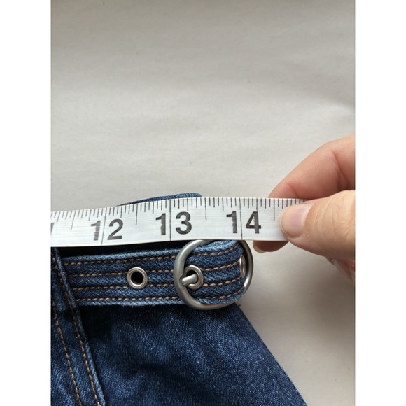 Veronica Beard Jaffe High Rise Denim Shorts Sz 26 Mid Wash‎ Pockets designer - Picture 7 of 10